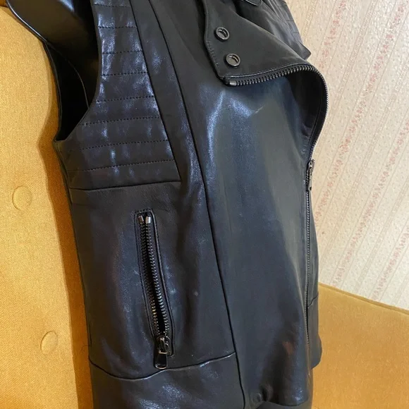 J Brand Leather Vest - Picture 3 of 11